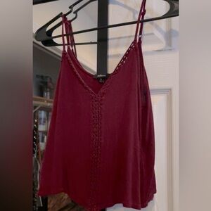 Red Crop Tank